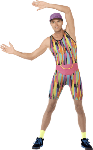 80's Men's Workout Clothes, HD Png Download PNG