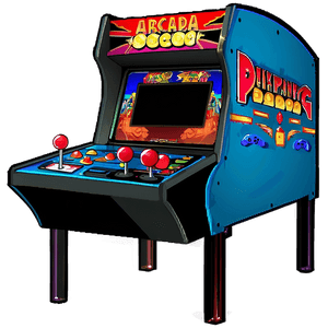Retro Arcade Game PNG sol PNG image with transparent background