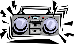 Transparent Boombox Vector Png - Boombox Playing Music, Png Download PNG image with transparent background