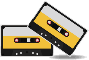 Cassette Tape Vectors - Vector Cassette Tape Png, Transparent Png PNG