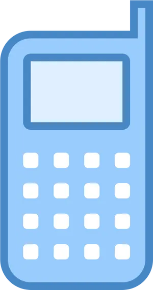 Retro Cellphone Icon PNG Image