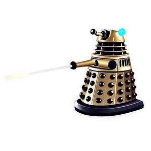 Retro Dalek Illustration Png 06242024 PNG Image