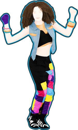 Girl Dance Png Free Download - Just Dance 2014 Png, Transparent Png PNG image with transparent background