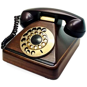 Retro Desk Phone Png 06252024 PNG Image