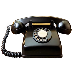 Retro Desk Phone Png Vcx4 PNG Image