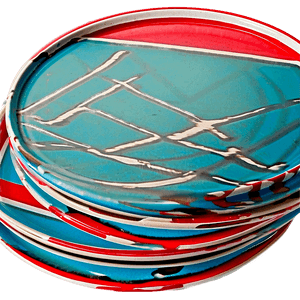 Retro Diner Style Plates PNG hno13 PNG image with transparent background