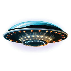 Retro Flying Saucer Clipart PNG 91 PNG