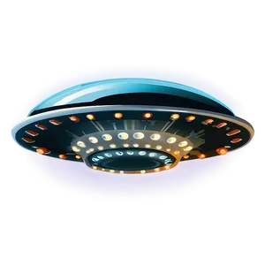 Retro Flying Saucer Clipart Png 91 PNG Image