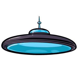 Retro Flying Saucer Clipart PNG spd PNG