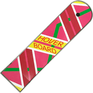 Retro Futuristic Hoverboard PNG image with transparent background