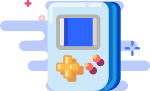 Mbe Cartoon Icon Game Console Electronics Png And Vector - Electronic Cartoon Icon, Transparent Png PNG with transparent background