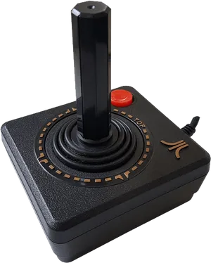 Retro Game Controller Joystick PNG Image