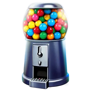 Retro Gumball Machine Png 06292024 PNG Image