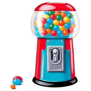 Retro Gumball Machine Png Tjy PNG Image