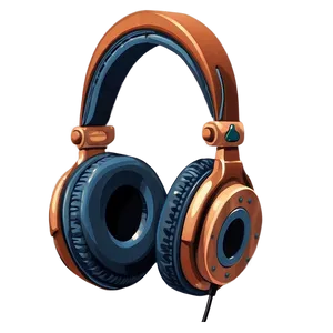 Retro Headphones Clipart Png Rlv PNG Image