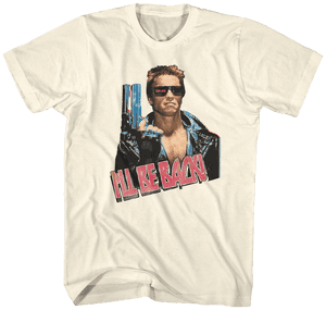 Retro I'll Be Back Terminator Shirt - Terminator Movie T Shirts, HD Png Download PNG image with transparent background