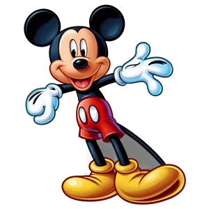 Retro Mickey Mouse Illustration Png Uhj87 PNG Image