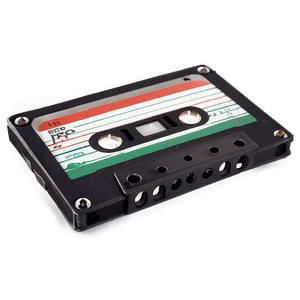 Retro Music Cassette PNG 05252024 PNG