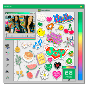Retro_ Music_ Player_ Celebration_ Theme PNG with transparent background