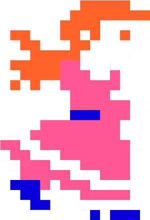 Donkey Kong Pauline Sprite, HD Png Download PNG
