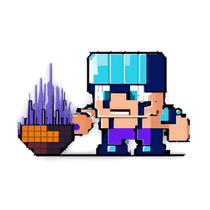 Retro Pixel Game Character PNG oxi19 PNG image with transparent background