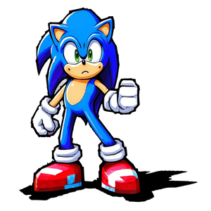 Retro Sonic Pixel Art PNG 47 PNG image with transparent background