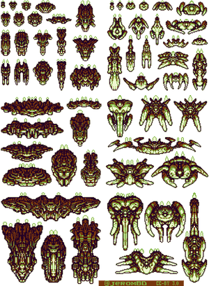 Retro Spaceship Png - Top Down Spaceship Sprite, Transparent Png PNG image with transparent background