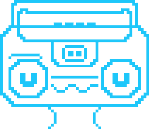 Boombox Pixel Png, Transparent Png PNG image with transparent background