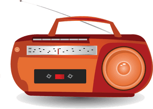 Boombox Radio Cartoon - Cartoon Radio PNG with transparent background