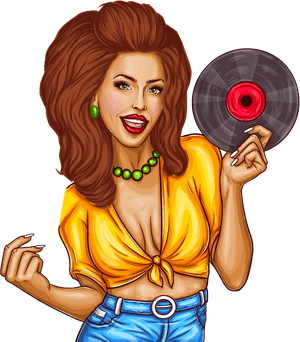 Dj Girl Png Image Free Download Searchpng - Transparent Png Dj Girl Png, Png Download PNG image with transparent background