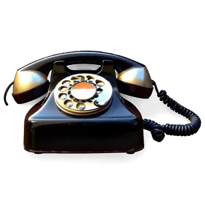 Retro Telephone Vintage Png Tvt PNG Image