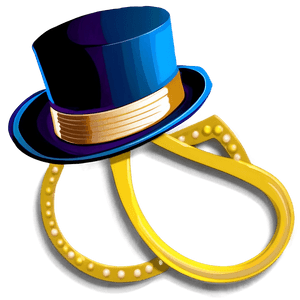 Retro Top Hat Illustration PNG 05042024 PNG