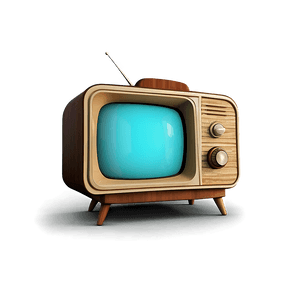 Retro TV Design PNG txb PNG image with transparent background