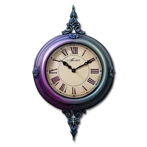 Retro Wall Clock Png Isg5 PNG Image