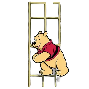 Retro Winnie The Pooh Character Png Lqh75 PNG Image