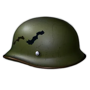 Retro Ww2 Helmet Art Png Rfn PNG Image