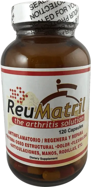 Reumatri Arthritis Solution Bottle PNG Image