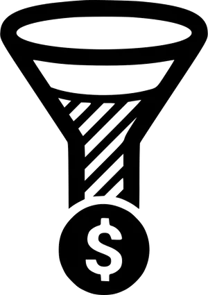 Revenue Funnel Icon PNG Image