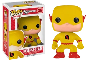 Reverse Flash Funko Pop Figure PNG Image