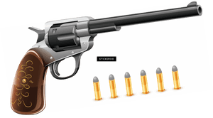 Weapon,gun Accessory,gun Barrel,air Gun,metal,starting - Revolver, HD Png Download PNG image with transparent background