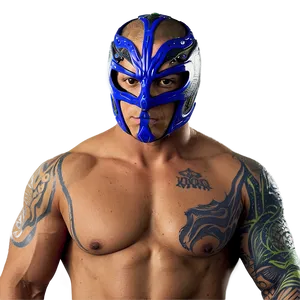 Rey_ Mysterio_ Blue_ Mask_ Portrait PNG Image