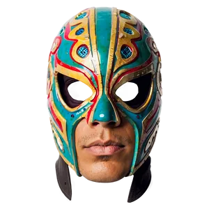 Rey Mysterio Luchador Mask PNG Image