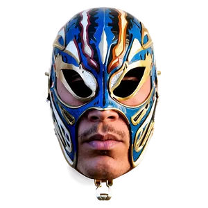 Rey Mysterio Luchador Mask PNG Image