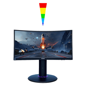 RGB Gaming Monitor PNG 06212024 PNG
