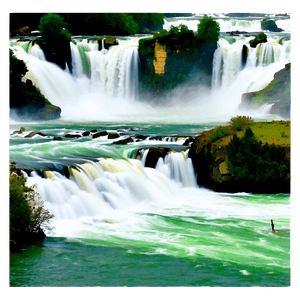 Rhine Falls Natural Beauty PNG 06232024 PNG