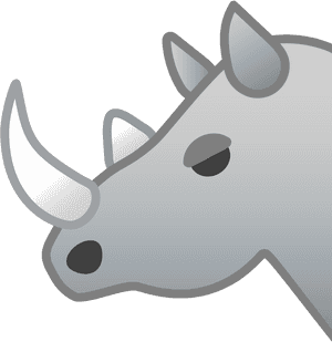 Rhinoceros Icon, HD Png Download PNG image with transparent background