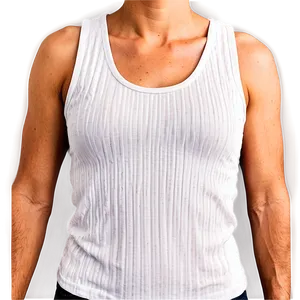 Ribbed White Tank Top Texture Png Awd PNG Image