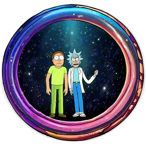 Rick And Morty Space Portal Png Npc PNG Image