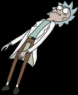 Rick Sanchez Standing Rickand Morty PNG image with transparent background