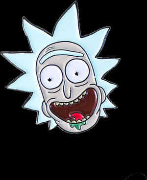Rick Sanchez Sticker Expression PNG image with transparent background